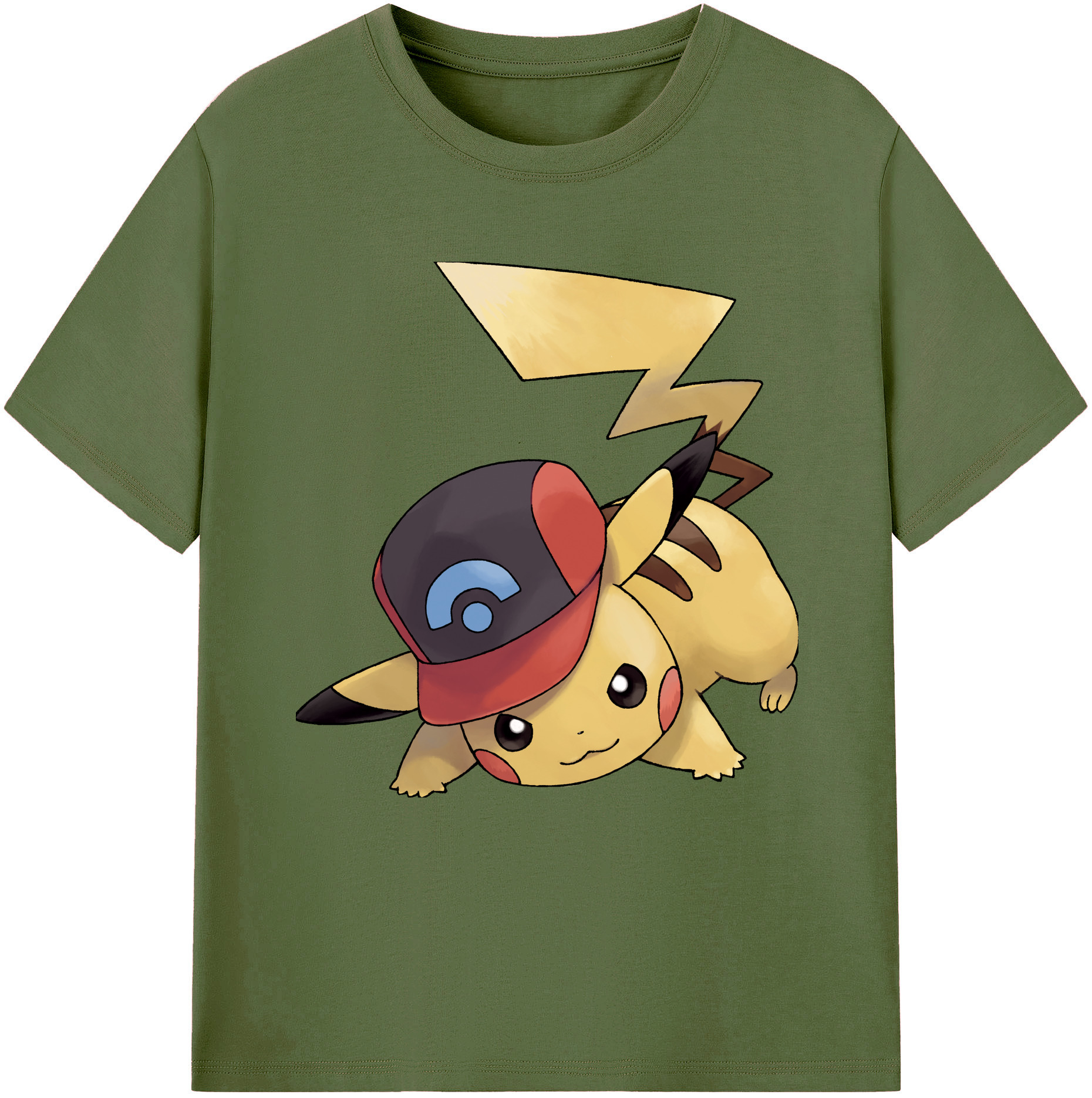 （画像用） ポケットモンスター Pokémon 綿100％半袖Tシャツ（フロントプリント）